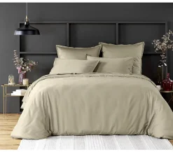 Eden Housse de couette en satin de coton Uni* Parure De Lit