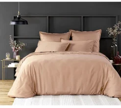 Eden Housse de couette en satin de coton Uni* Parure De Lit