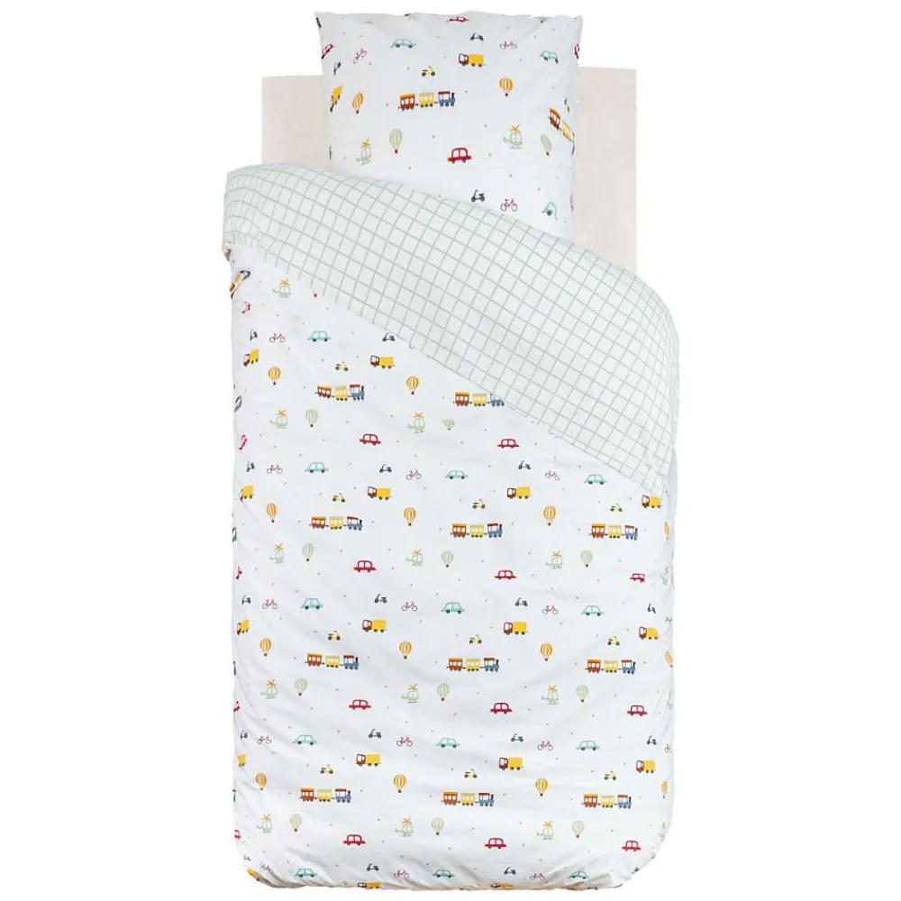 Atmosphera Créateur D'Intérieur Housse de couette enfant 140x200 VOITURES + taie coton 57 fils* Housse De Couette