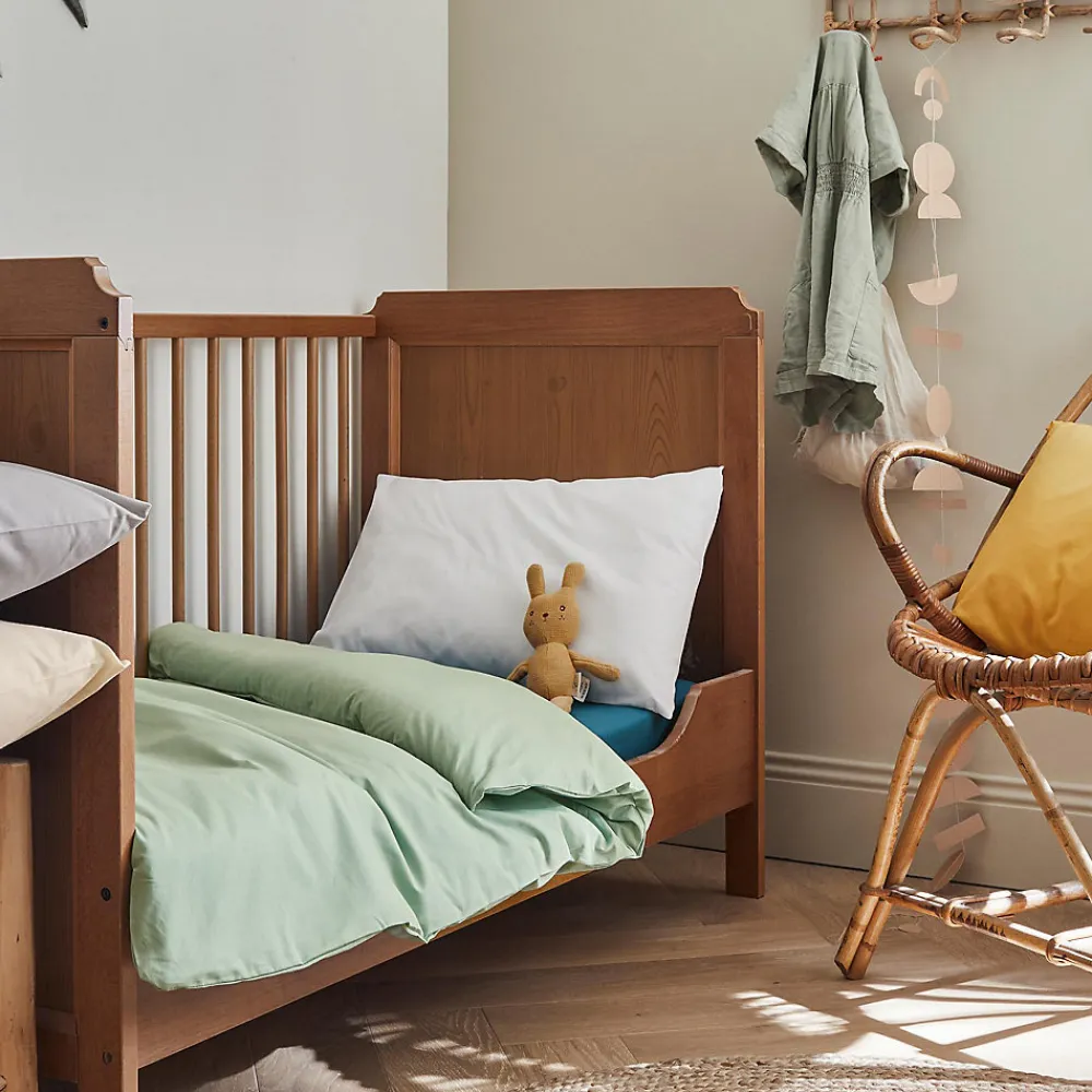 Housse de couette enfant uni (100x140 cm - Vert tilleul)>Tradilinge Sale