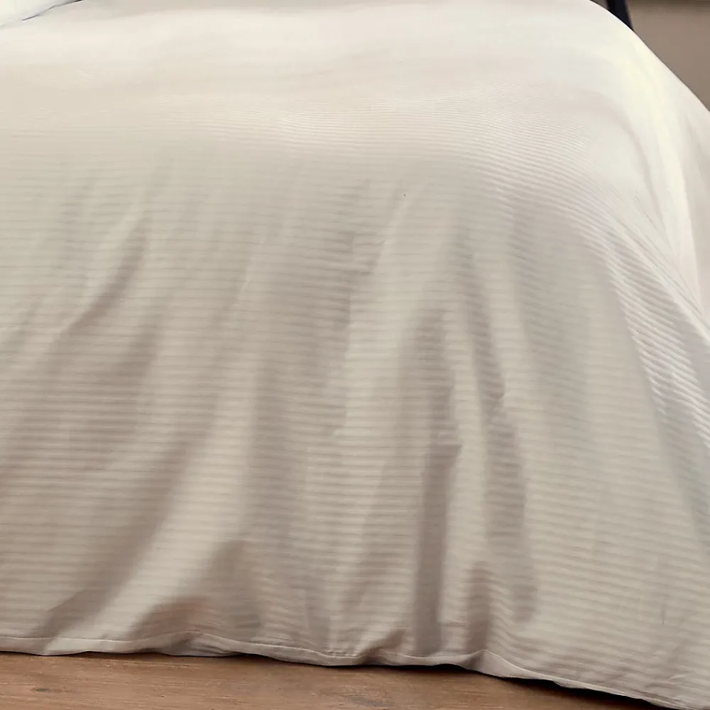 Tradilinge Housse de couette esprit grand hôtel (200x200 cm - Sable)* Housse De Couette