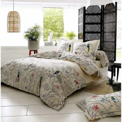 Tradilinge Housse de couette faune et flore (280x240 cm - Ecru)* Housse De Couette