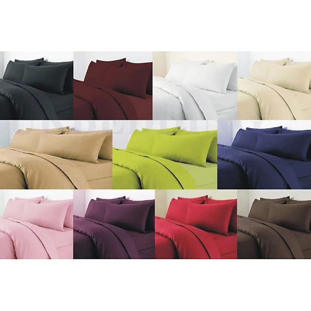 Univers Décor Housse de couette Gris perle 240 x 220 cm / 100% Coton / 57 Fils/cm² pour lit 2 places* Housse De Couette