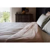 Vent Du Sud Housse de couette "Manoir" percale pur coton peigné longues fibres 80 fils/cm² - Acier - Housse de couette 260 x 240 c* Housse De Couette