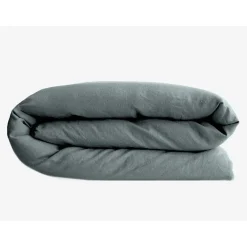 Housse de couette Palace 100% coton teint lavé - Palace Lichen - Housse de couette 240 x 220 cm>Vent Du Sud Hot