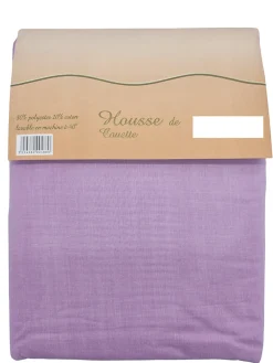 Housse de couette Polycoton Lilas - 2 personnes 220 x 240 - Toutes saisons ->Mortreux Hot
