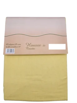 Housse de couette Polycoton Jaune - 2 personnes 220 x 240 - Toutes saisons ->Mortreux Clearance