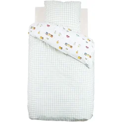 Eden Housse de couette reversible + 1 taie Petites voitures* Parure De Lit