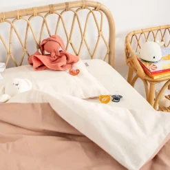 Sevira Kids Housse de couette réversible en Lin lavé* Housse De Couette