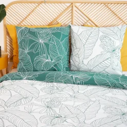 Housse de couette réversible 240x220 TILDA + 2 taies 100% coton adouci 57 fils/cm2><noscript><img width=
