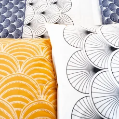Housse de couette réversible 200x200 KERITA + 2 taies 100% coton adouci 57 fils/cm2><noscript><img width=