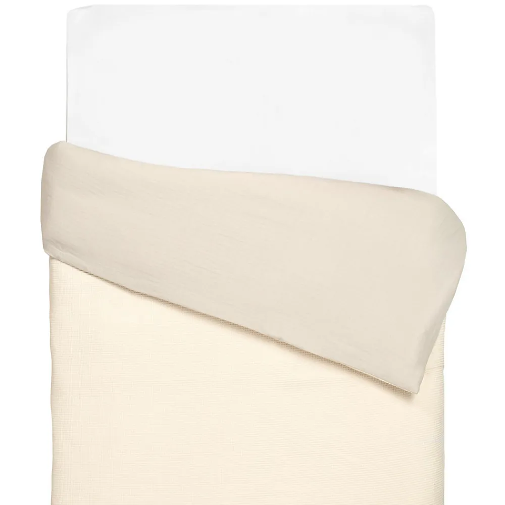 Housse de couette réversible gaze de coton & nid d'abeille>Sevira Kids Hot
