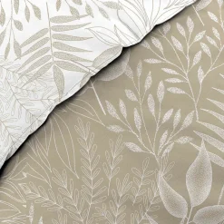 Housse de couette réversible 260 x 240 cm coton 57 fils Cassia><noscript><img width=