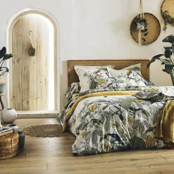 Tradilinge Housse de couette Toco (200x200 cm - Kaki)* Housse De Couette