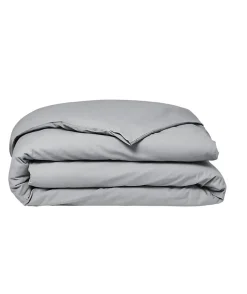 Housse de couette TODAY Essential - 140 x 200 cm - 1 personne - 100% Coton uni - Acier>Todays Tools Online