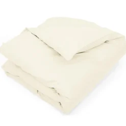 Linnea Housse de couette uni 280x240 cm coton ALTO Crème* Housse De Couette