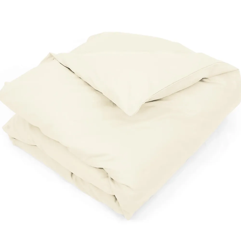 Linnea Housse de couette uni 280x240 cm coton ALTO Crème* Housse De Couette