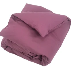 Housse de couette uni 240x220 cm coton ALTO Raisin>Linnea Online