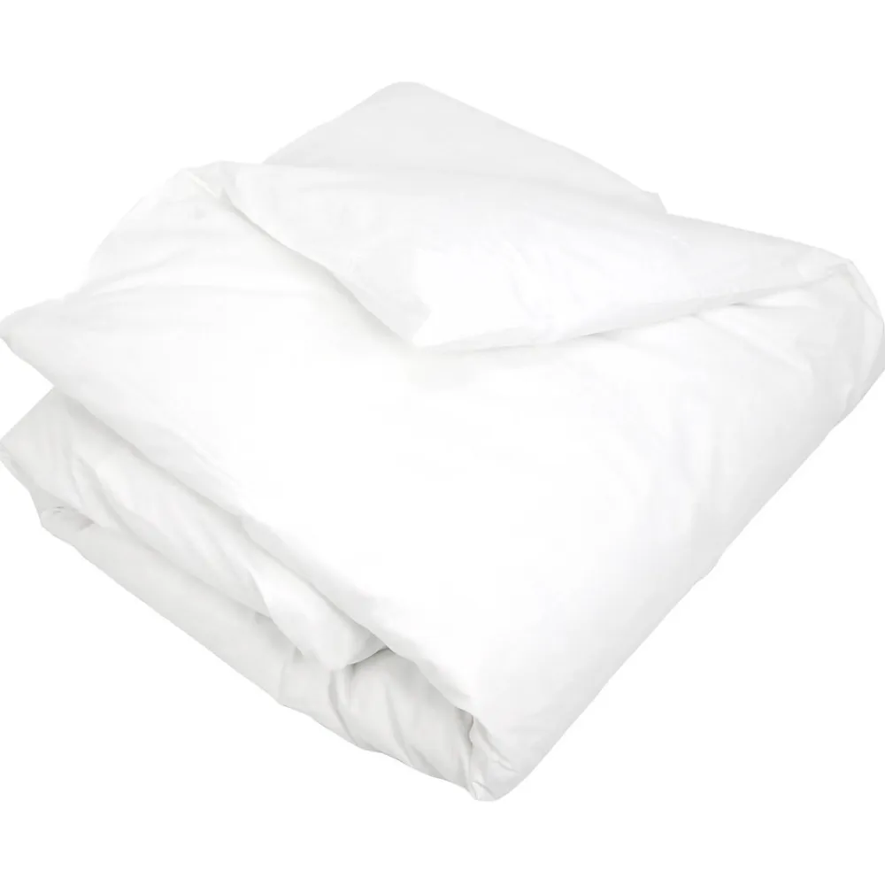 Housse de couette uni 140x200 cm coton ALTO Blanc>Linnea