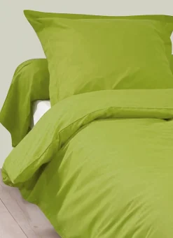 Tradilinge Housse de Couette Unie en 100 % Coton (240x220 cm - Vert clair)* Housse De Couette