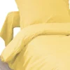 Housse de Couette Unie en 100 % Coton (200x200 cm - Jaune)>Tradilinge Online