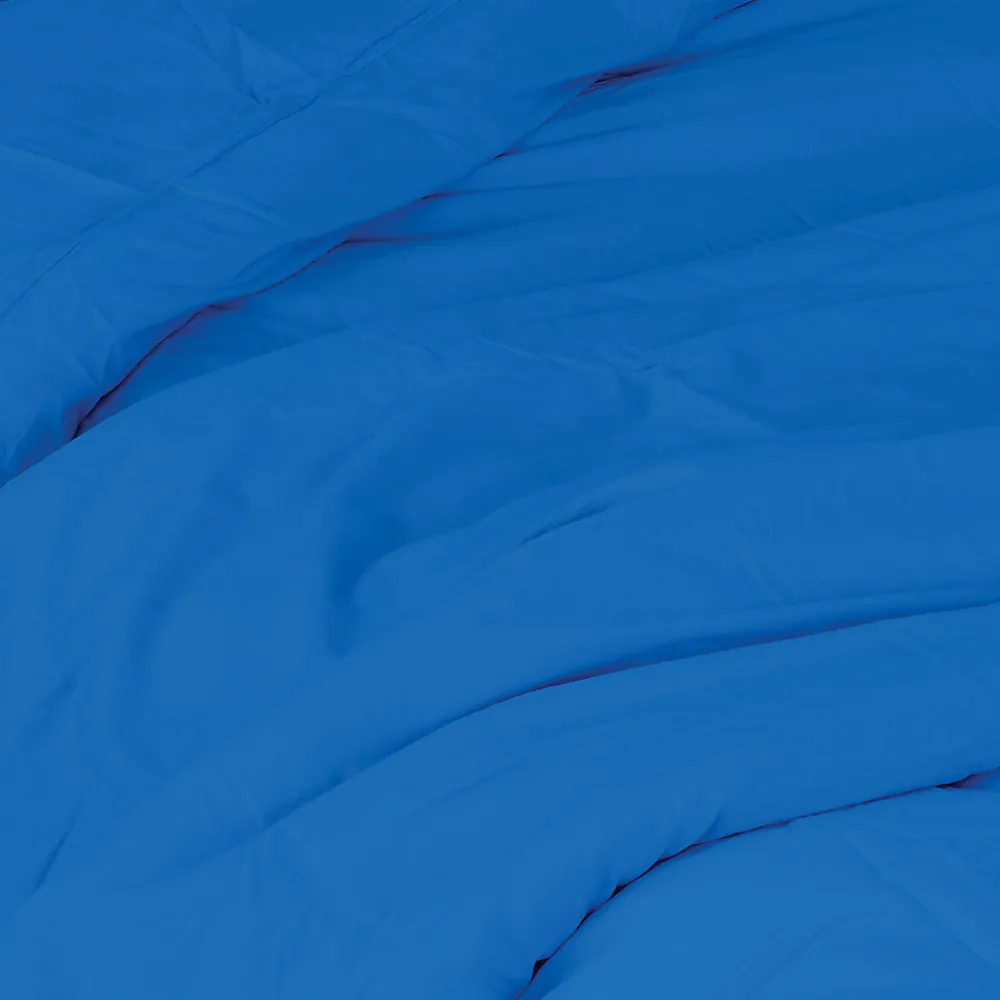 Housse de couette unie en coton Lavé (280x240 cm - Bleu Encre)>Toison d'Or New