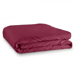 Univers Décor Housse de couette unie Rouge 260 x 240 cm / 100% Coton / 57 Fils/cm² pour lit 2 places "King Size"* Housse De Couette