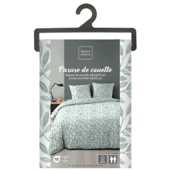 Douceur D'Intérieur Housse de couette 240x220 + 2 taies imprimées SEQUOIA* Housse De Couette