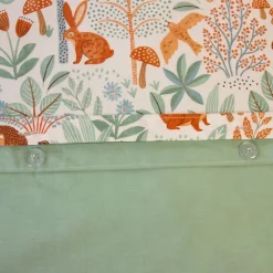 Cote Deco Housse de couette 140x200 + 1 taie PIERROT coton 57fils* Housse De Couette