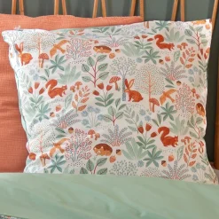 Cote Deco Housse de couette 140x200 + 1 taie PIERROT coton 57fils* Housse De Couette