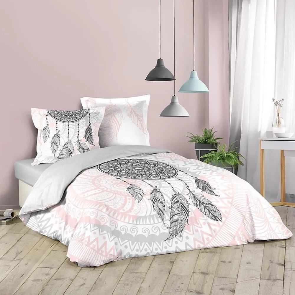 Housse de couette 200x200 + 2 taies Namaste coton>Douceur D'Intérieur Clearance