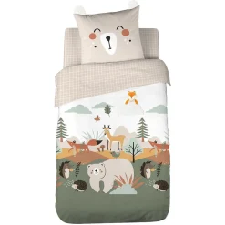 Cote Deco Housse de couette 140x200 + 1 taie FOREST* Housse De Couette