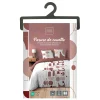 100Comfort Housse de couette 260x240 + 2 taies CHILIPOP ROSE 100% coton* Housse De Couette