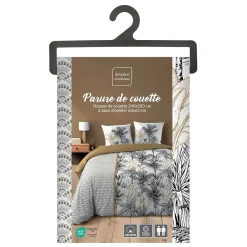 100Comfort Housse de couette 260x240 + 2 taies DAKAR 100% coton* Housse De Couette
