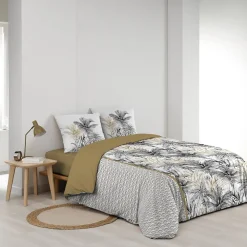 100Comfort Housse de couette 260x240 + 2 taies DAKAR 100% coton* Housse De Couette