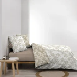 Douceur D'Intérieur Housse de couette 240x220 + 2 taies OLIANA 100% coton 57 fils* Housse De Couette
