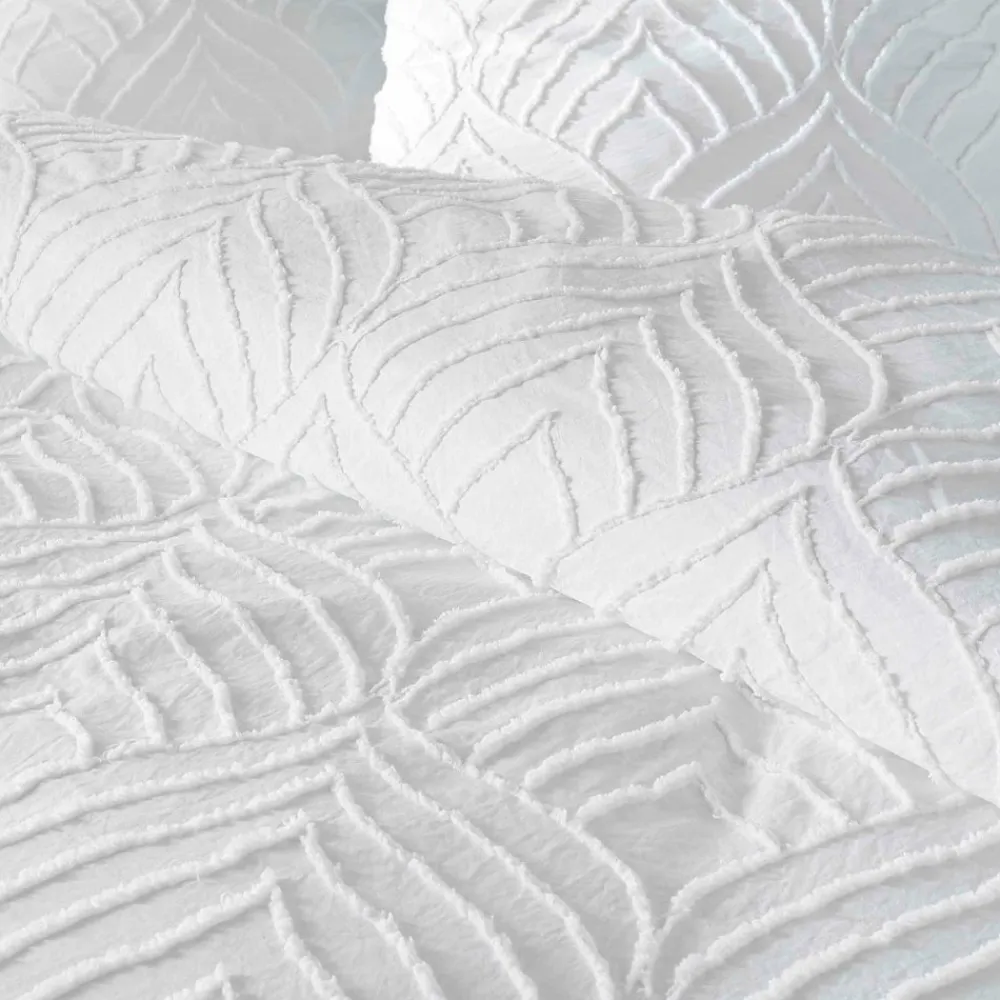 Housse de couette 240x220 + 2 taies tuftée blanche>Douceur D'Intérieur Clearance