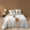 Douceur D'Intérieur Housse de couette 240x220 + 2 taies PAMPA 100% coton* Housse De Couette
