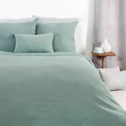 Housse De Rêve Housse de couette 240x260 + 2 taies d'oreiller 63x63 cm gaze de coton amande* Parure De Lit