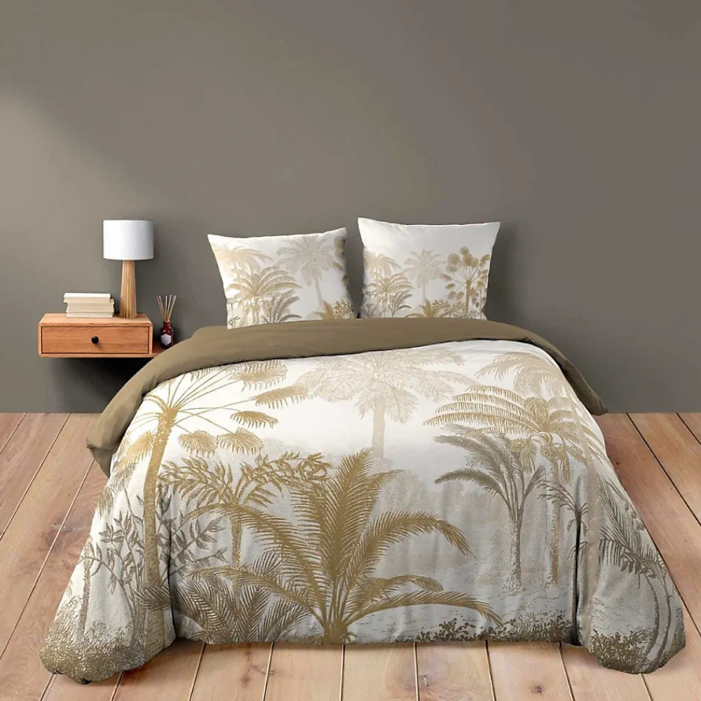 Housse de couette 240x220 + 2 taies COCOTY 100% coton>Douceur D'Intérieur Sale