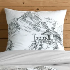 STOF Housse de couette 140x200 + 1 taie coton 57 fils* Housse De Couette