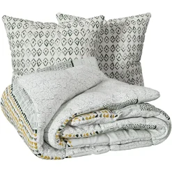 Atmosphera Créateur D'Intérieur Housse de couette 260x240 + 2 taies coton AQUAR* Housse De Couette