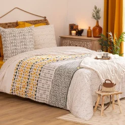 Atmosphera Créateur D'Intérieur Housse de couette 260x240 + 2 taies coton AQUAR* Housse De Couette