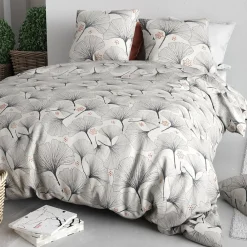 Atelier Du Coton Housse de couette 240x220 + 2 taies en coton 57 fils* Housse De Couette