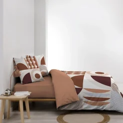 Douceur D'Intérieur Housse de couette 240x220 + 2 taies GEMMA 100% coton* Housse De Couette