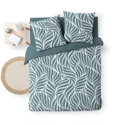 Housse de couette 240x220 + 2 taies 100% coton 57fils><noscript><img width=