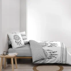 Douceur D'Intérieur Housse de couette 240x220 + 2 taies INDIAN DREAM 100% coton* Housse De Couette