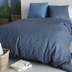 Atelier Du Coton Housse de couette 240x220 + 2 taies coton 57 fils* Housse De Couette