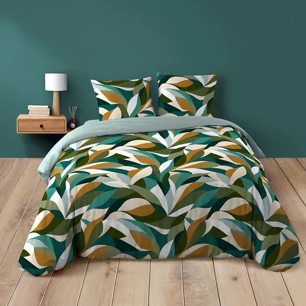 Housse de couette 240x220 + 2 taies 100% coton>Douceur D'Intérieur Hot