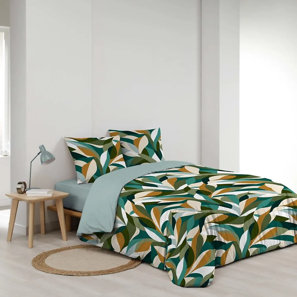 Housse de couette 240x220 + 2 taies 100% coton>Douceur D'Intérieur Hot